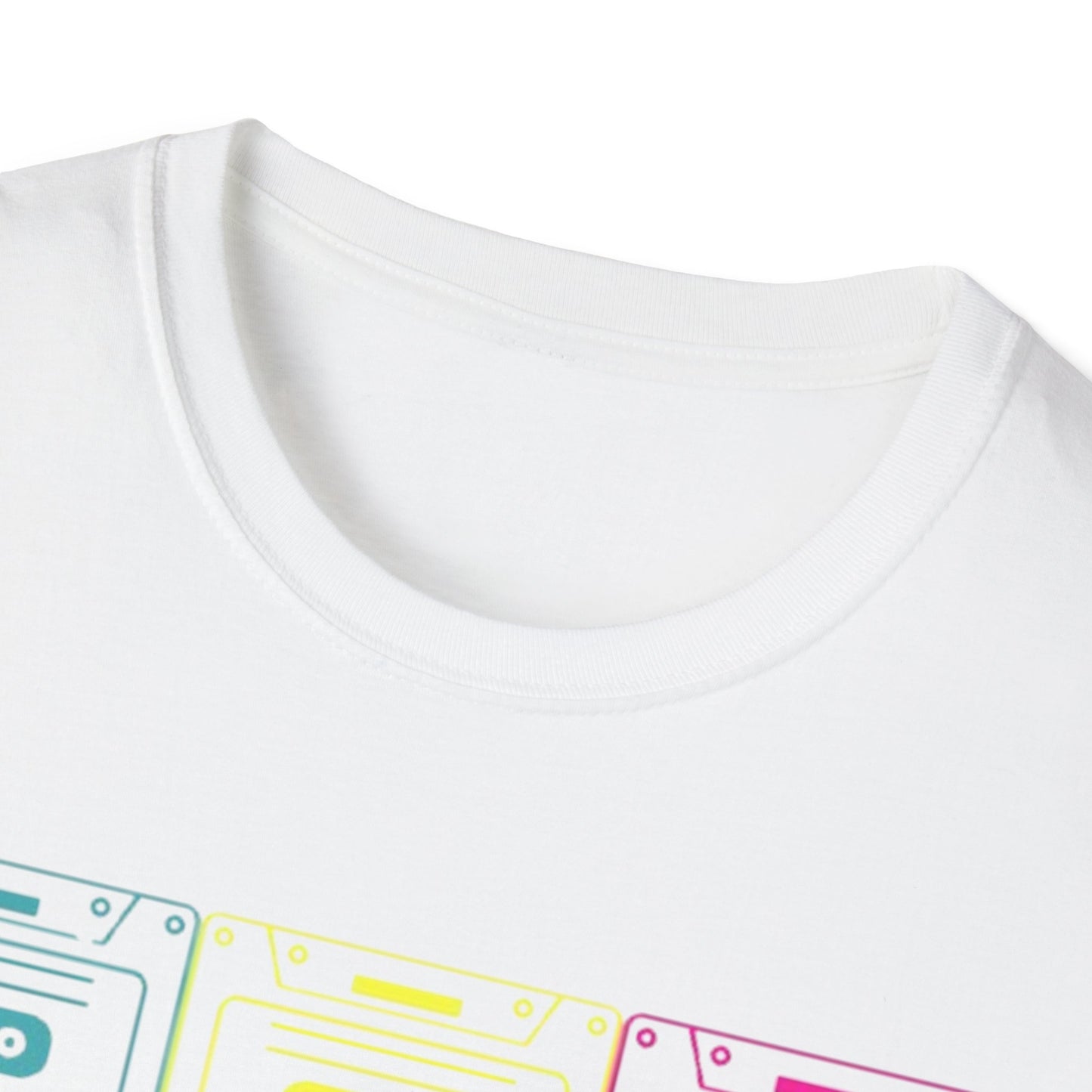 Retro Cassette Tape Unisex Softstyle T-Shirt