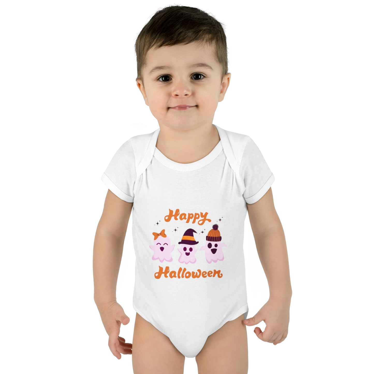 Infant Bodysuit Happy Halloween Design