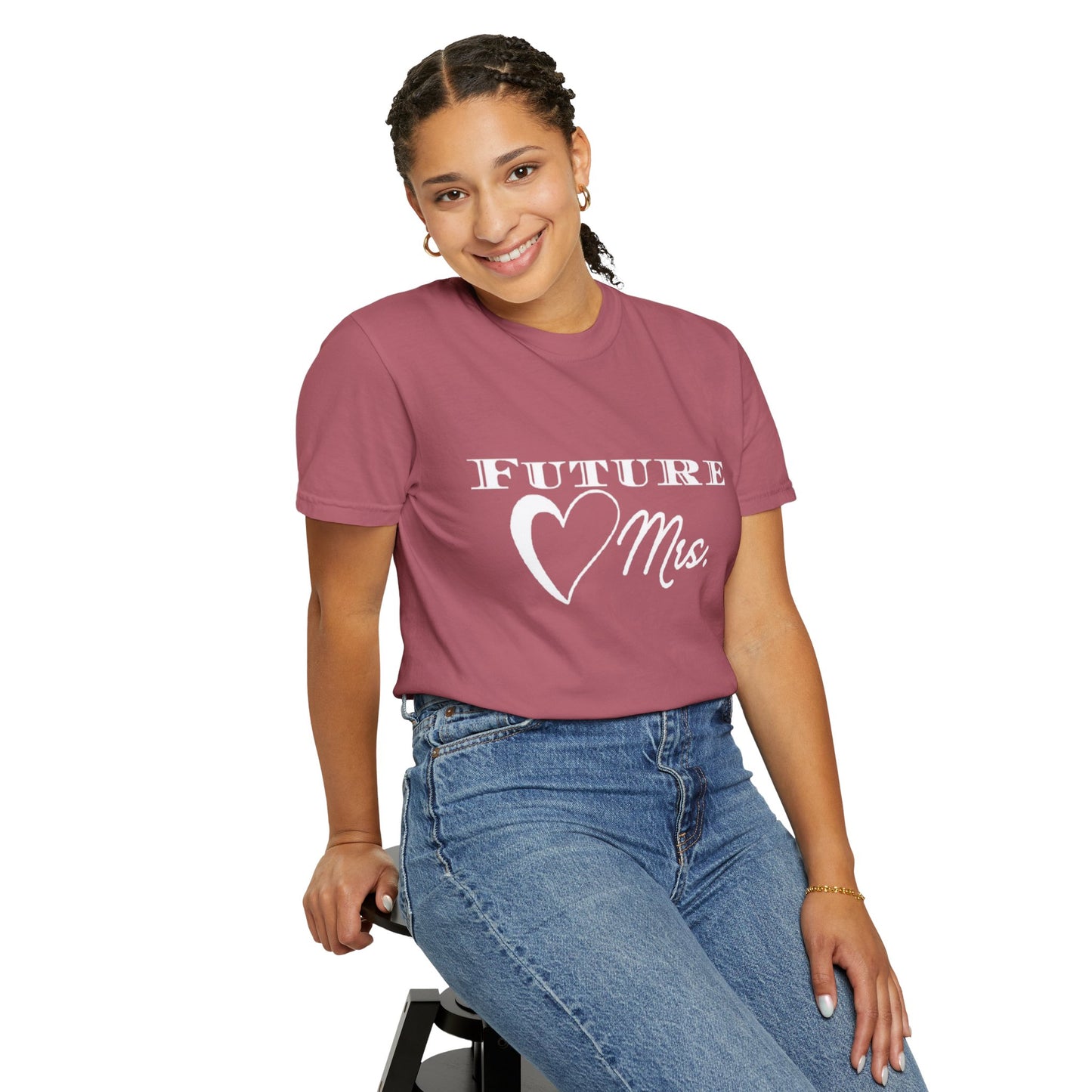 Future Mrs. White Text T-shirt