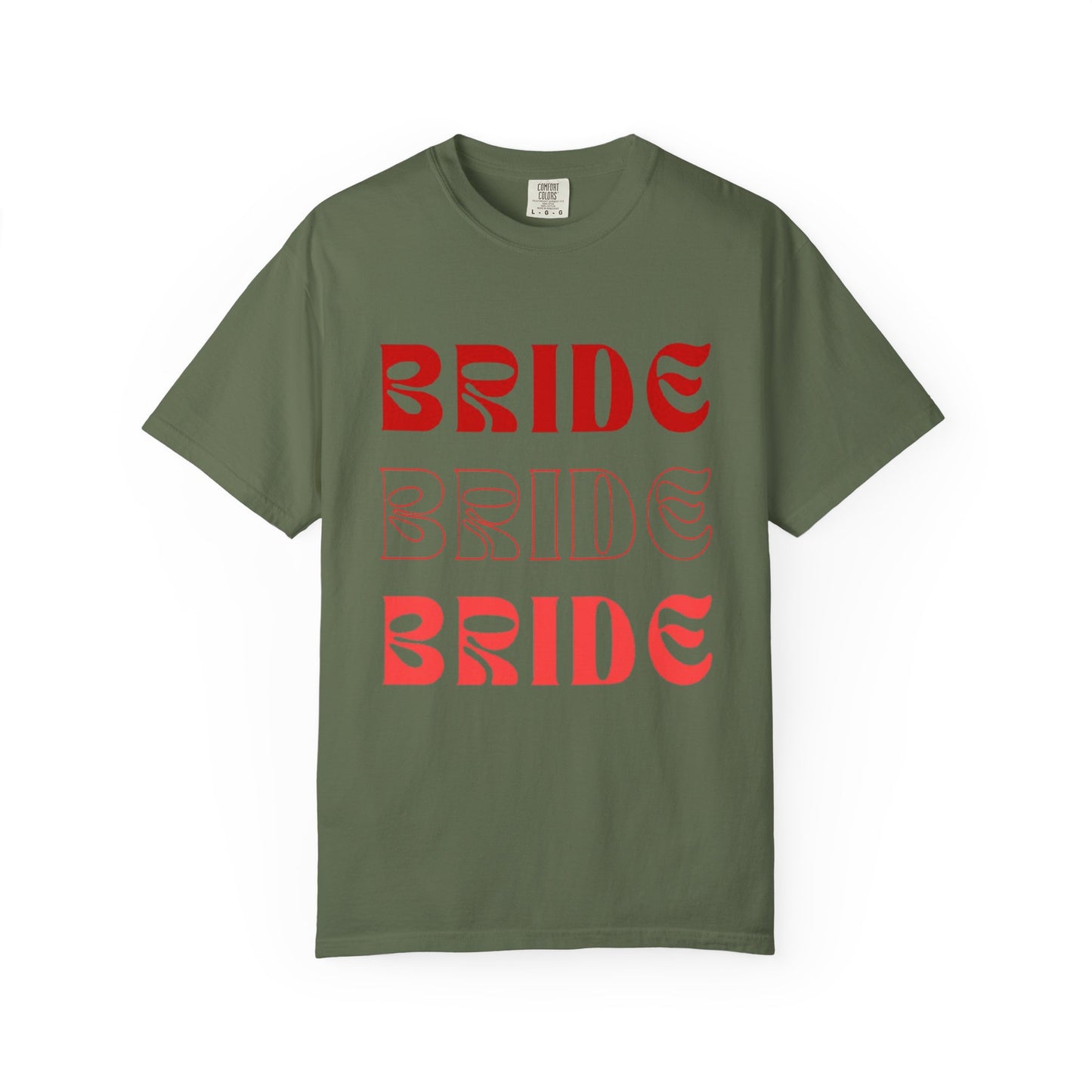 Bride Red Text Tshirt