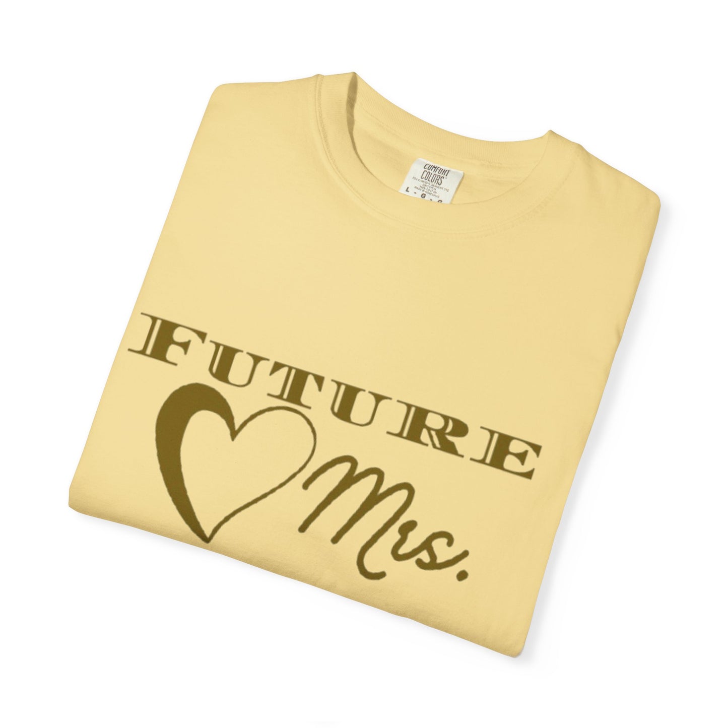 Future Mrs. Gold Text T-shirt