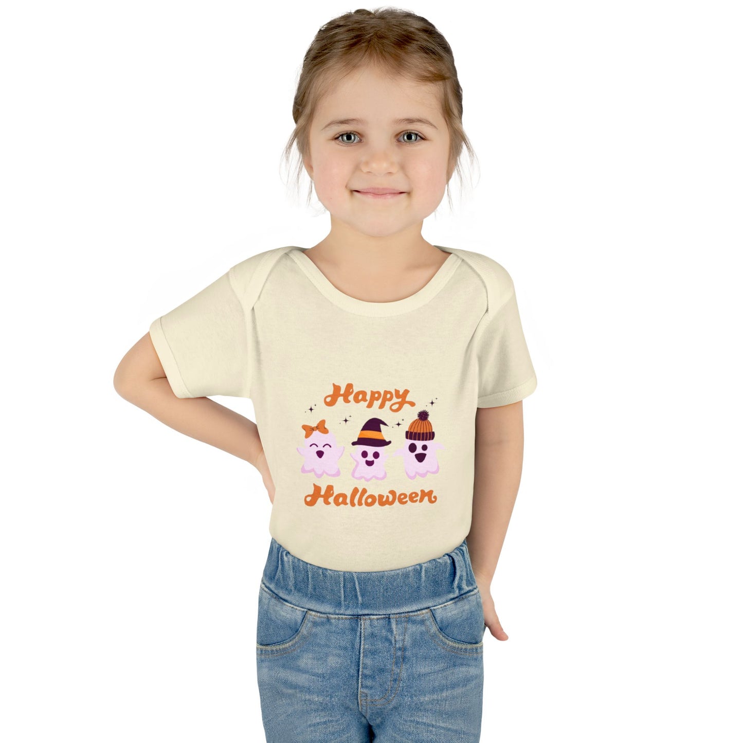 Infant Bodysuit Happy Halloween Design