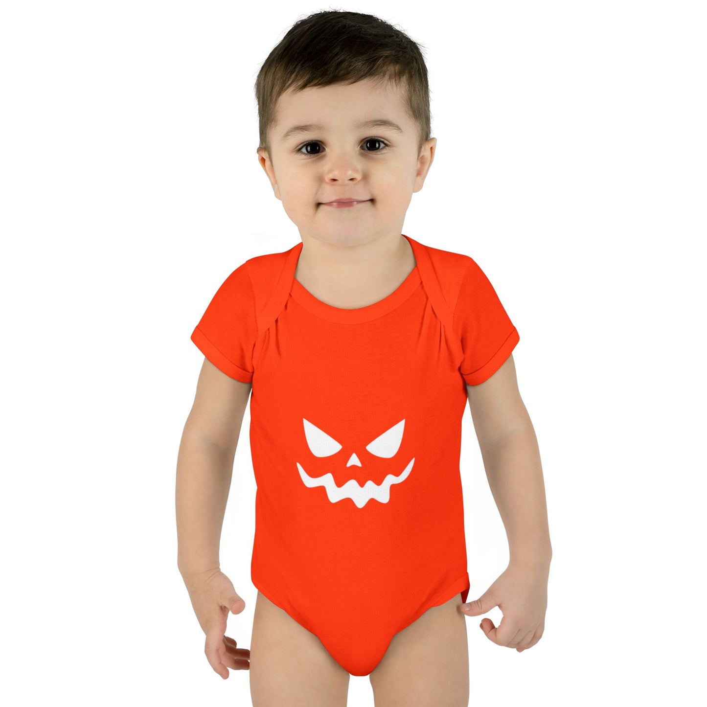 Halloween Graphic Infant Bodysuit (White)