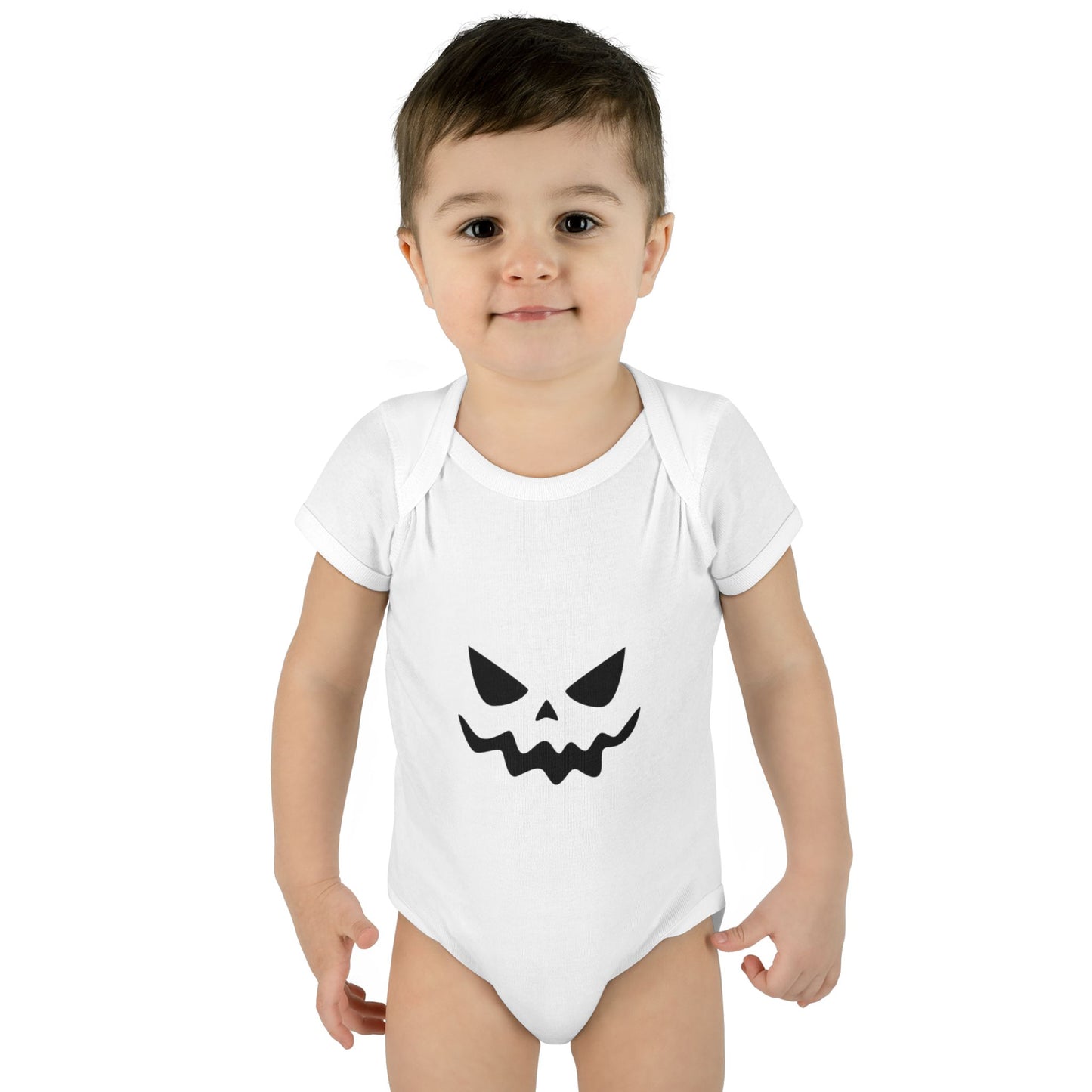 Halloween Graphic Infant Bodysuit (Black)