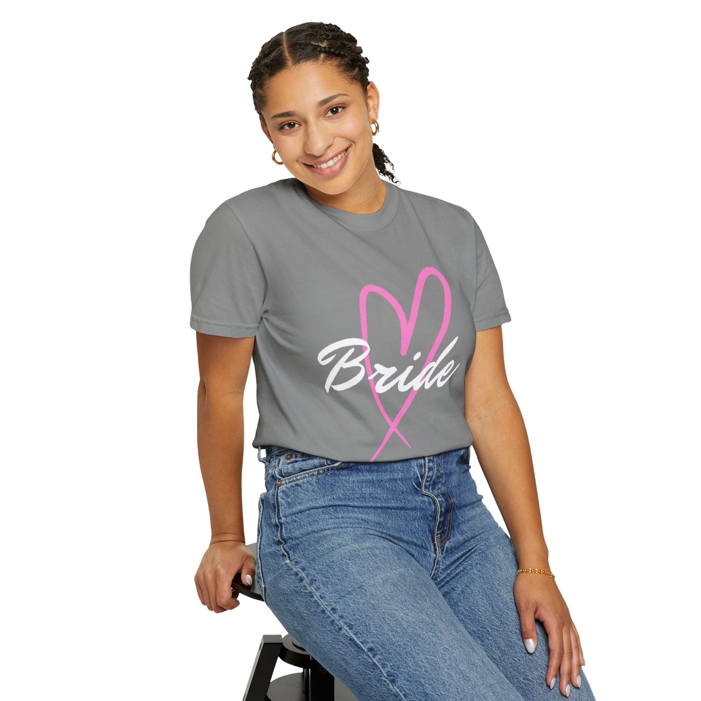Cute Bride T-Shirt white text