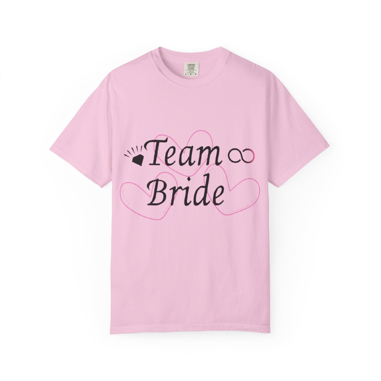 Team Bride to Be Black Text T-Shirt