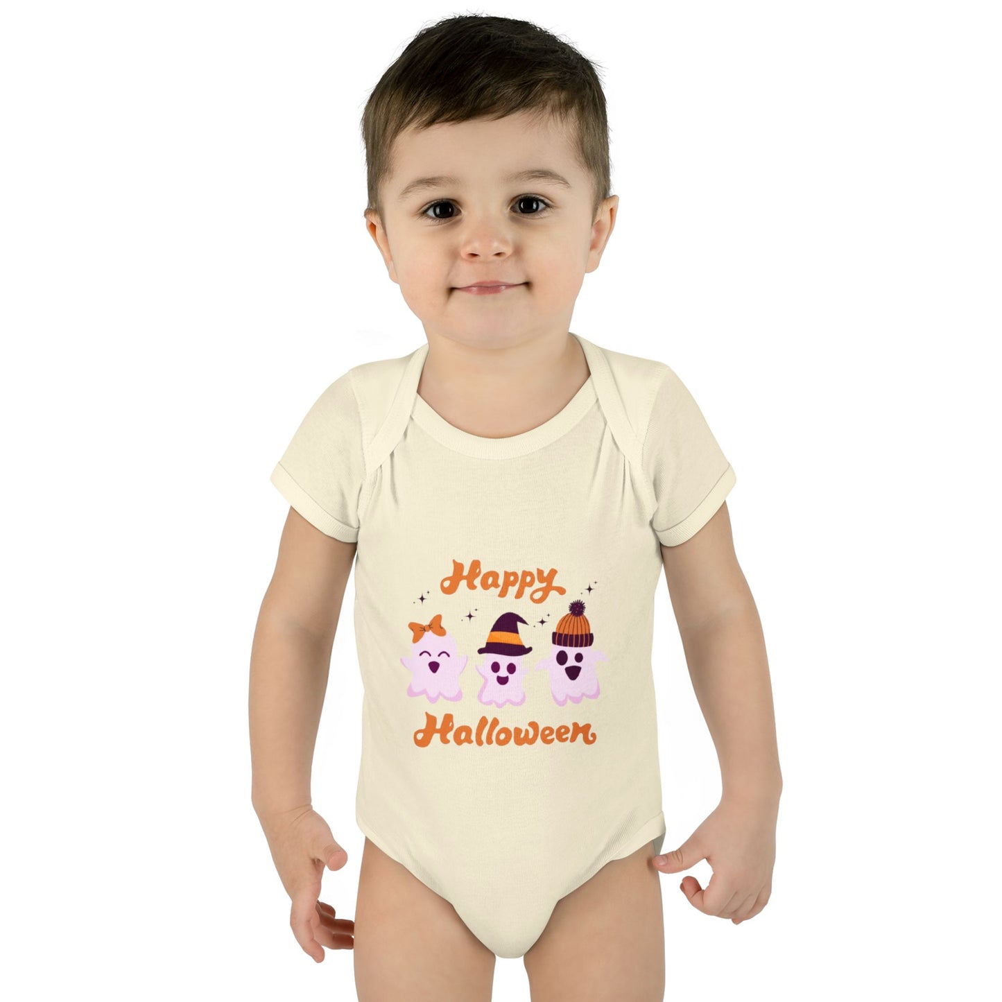 Infant Bodysuit Happy Halloween Design