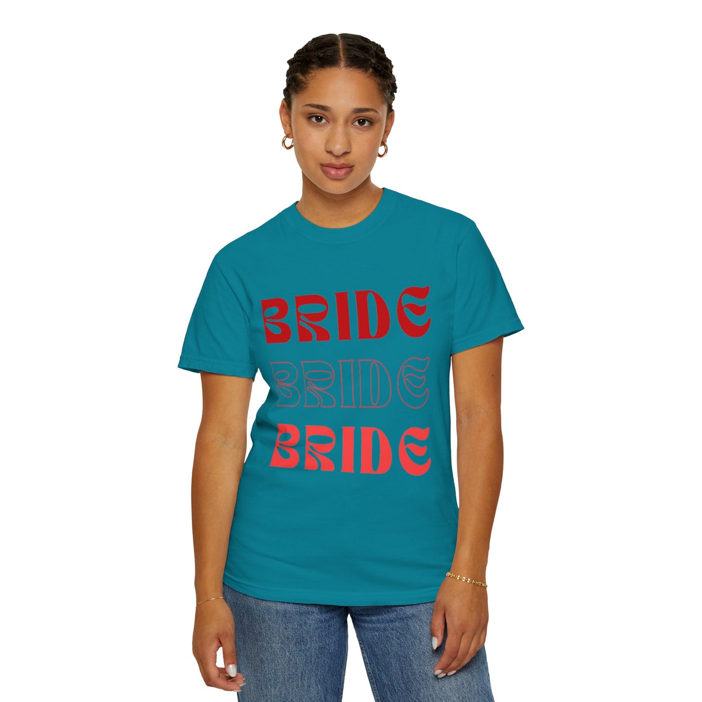Bride Red Text Tshirt