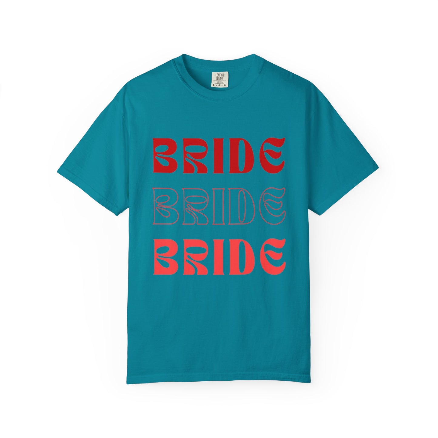 Bride Red Text Tshirt