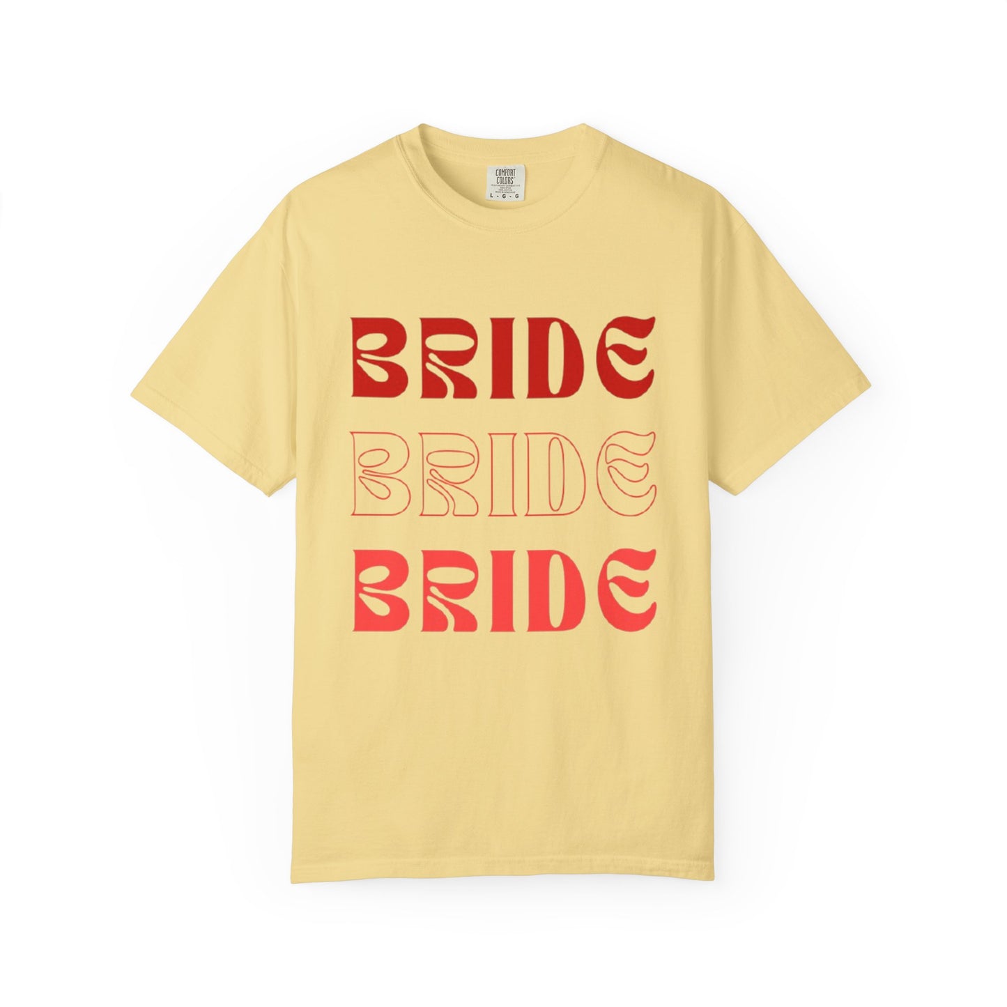 Bride Red Text Tshirt