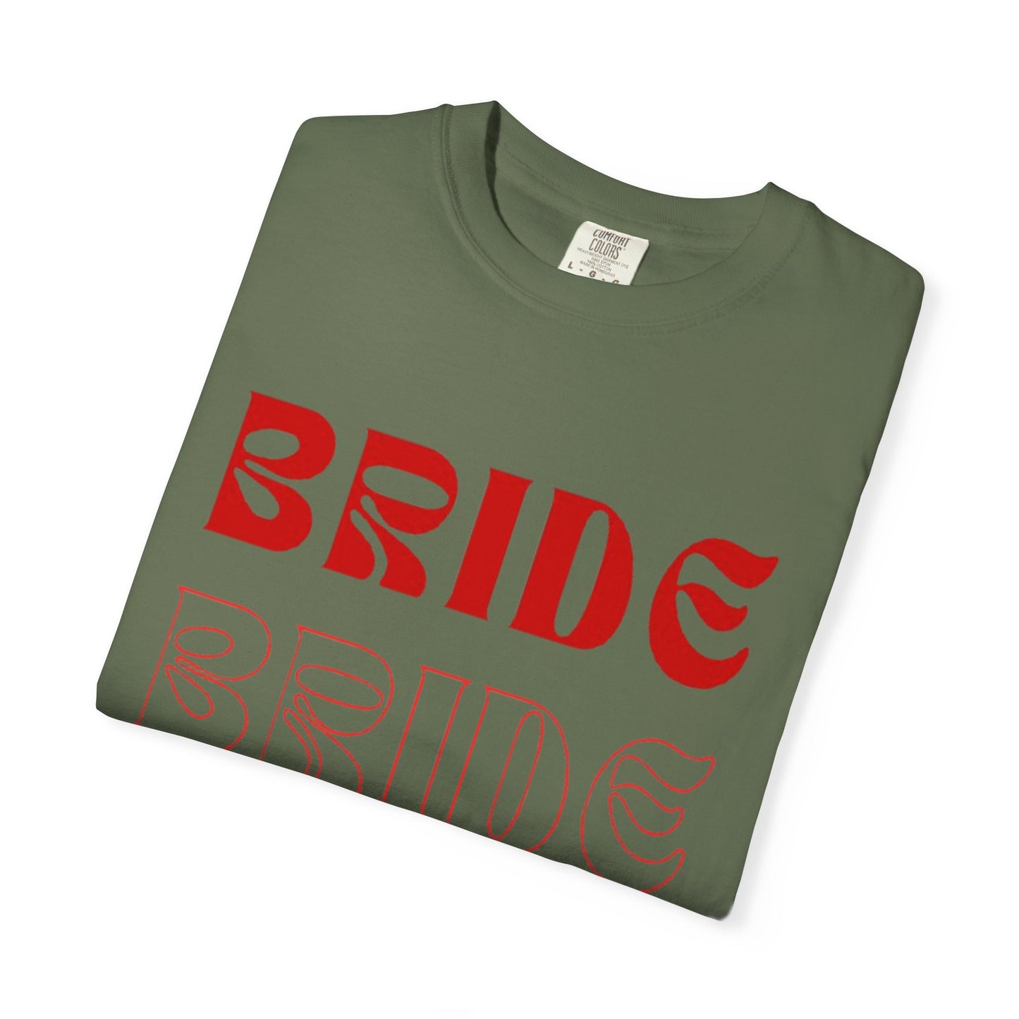 Bride Red Text Tshirt