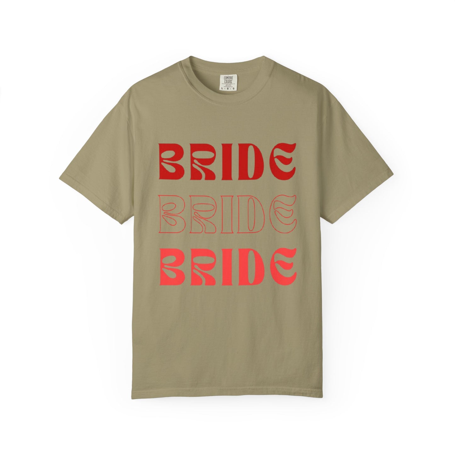 Bride Red Text Tshirt