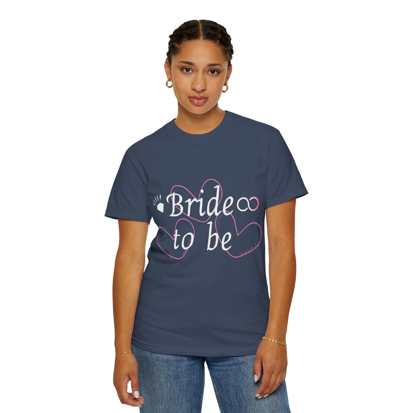 Bride To Be White Text Tshirt