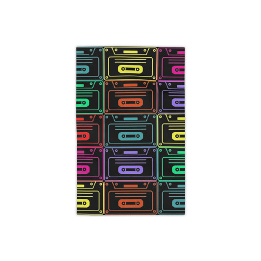 Colorful Retro Cassette Tape Beach Towels