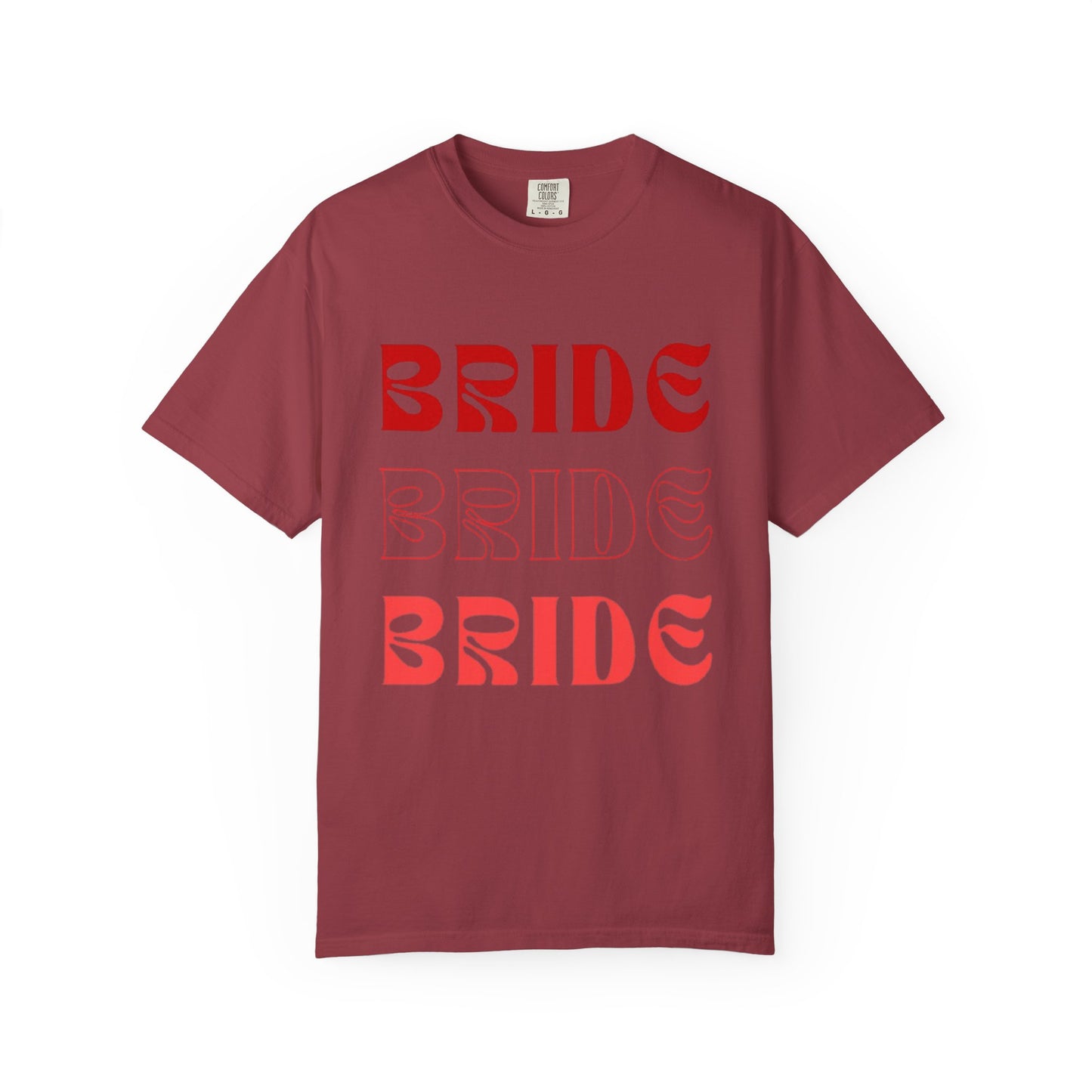 Bride Red Text Tshirt