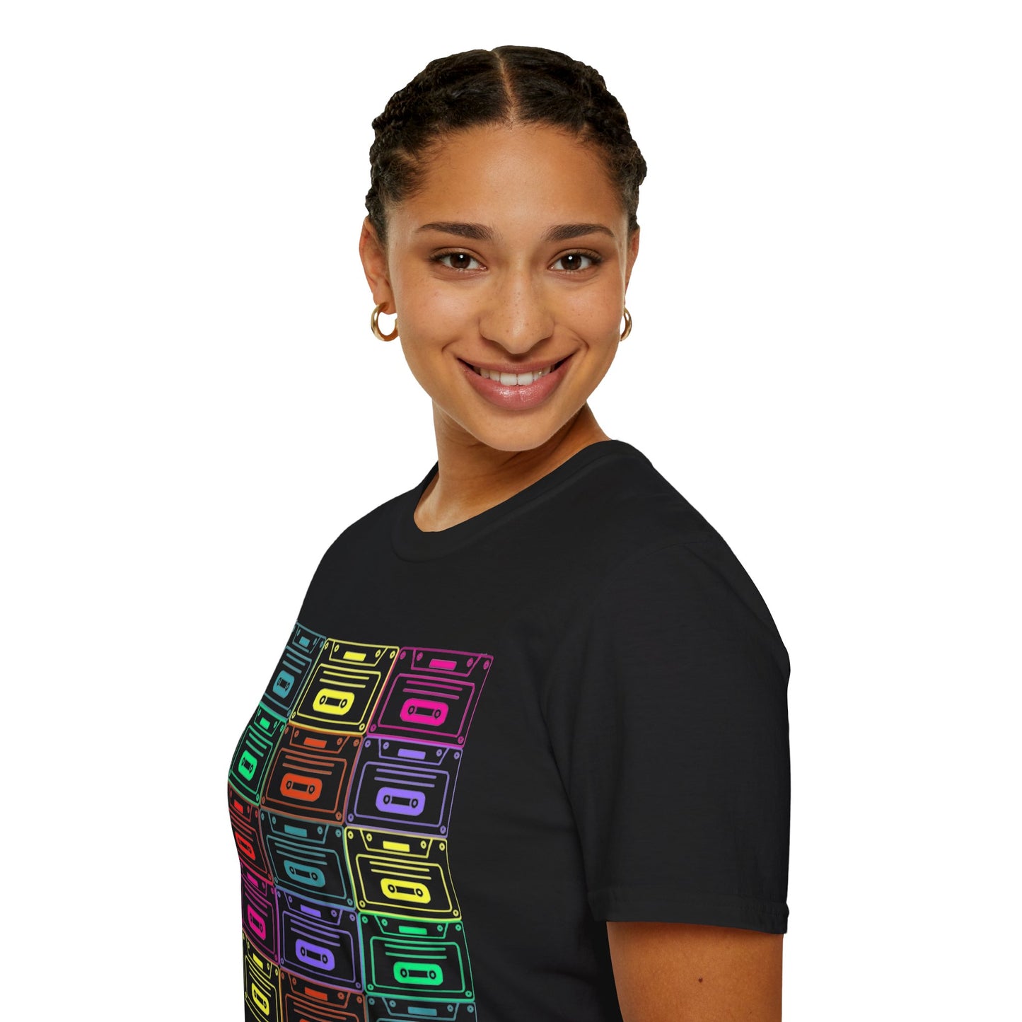 Retro Cassette Tape Unisex Softstyle T-Shirt