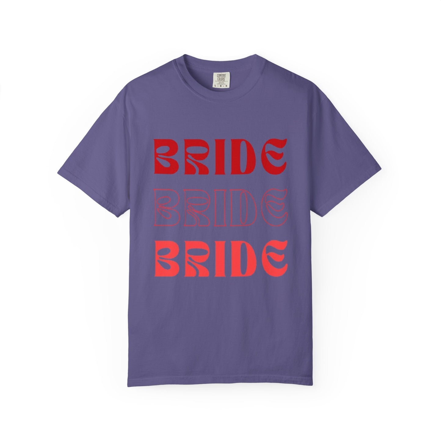 Bride Red Text Tshirt