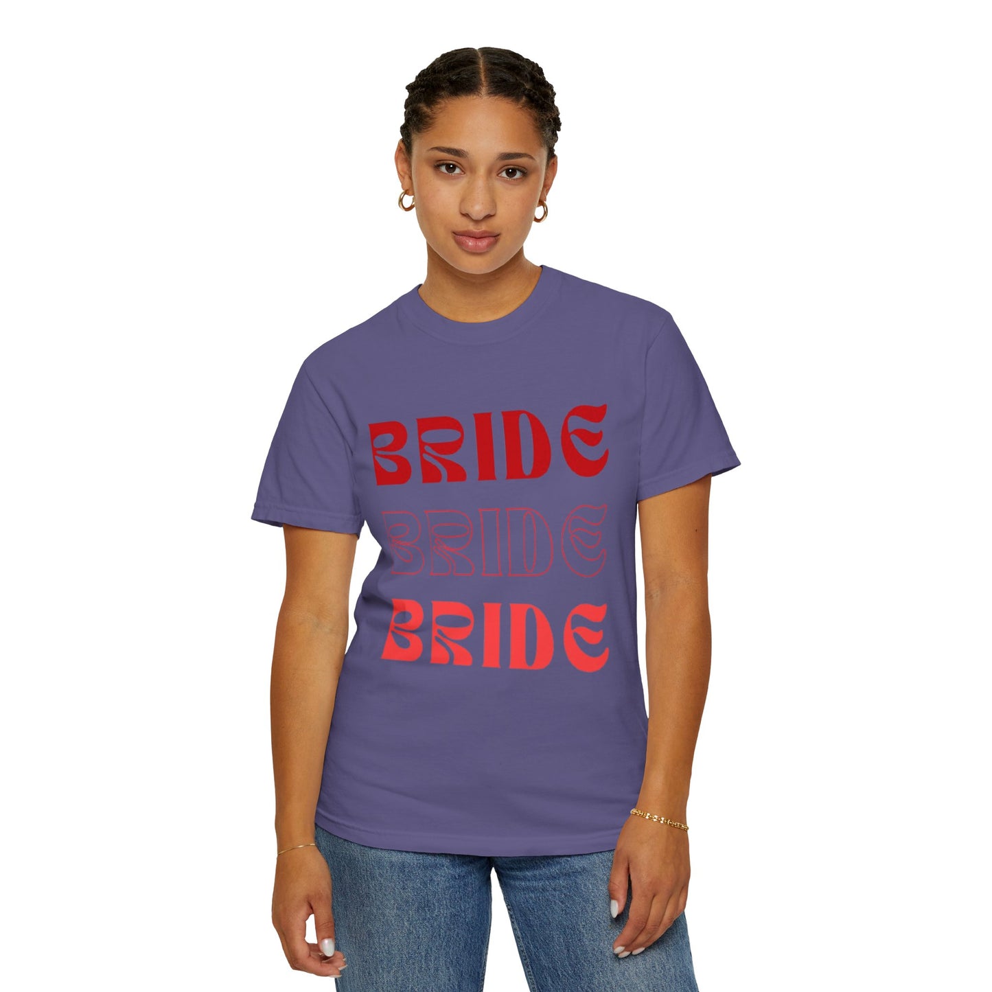 Bride Red Text Tshirt