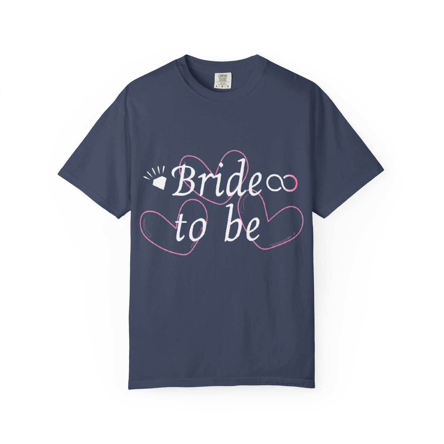 Bride To Be White Text Tshirt