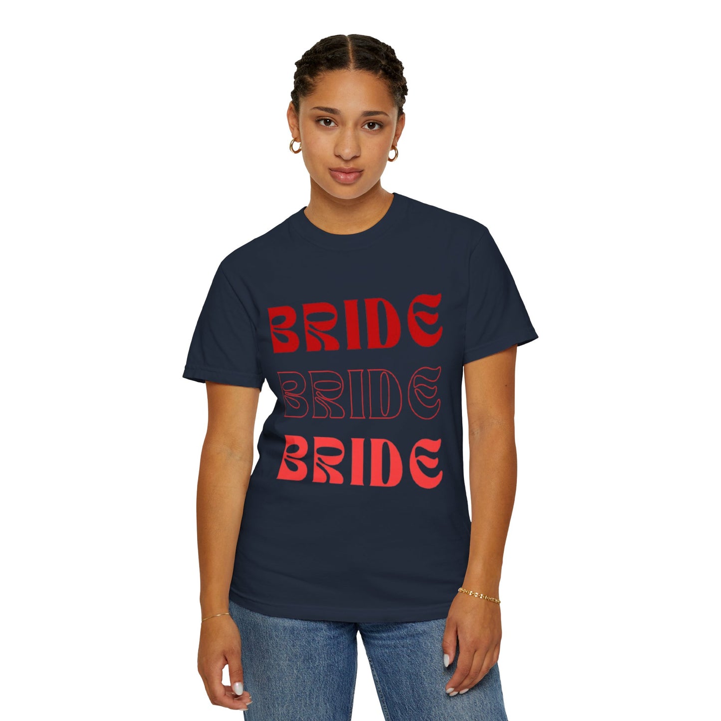 Bride Red Text Tshirt
