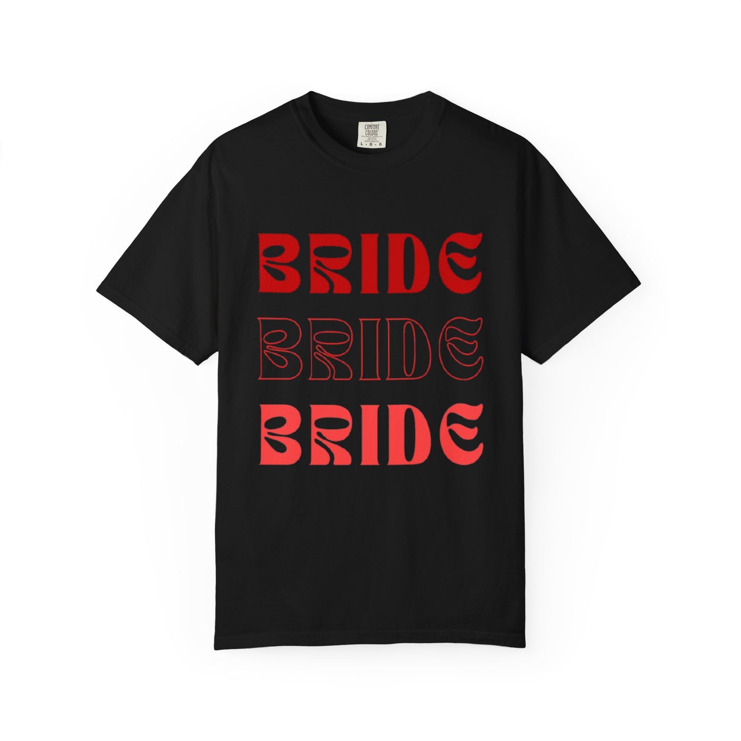 Bride Red Text Tshirt