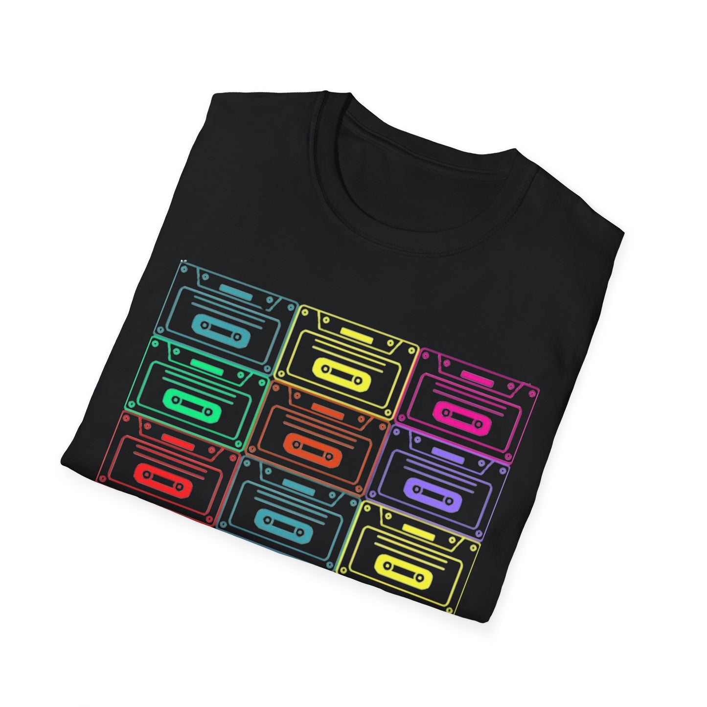 Retro Cassette Tape Unisex Softstyle T-Shirt