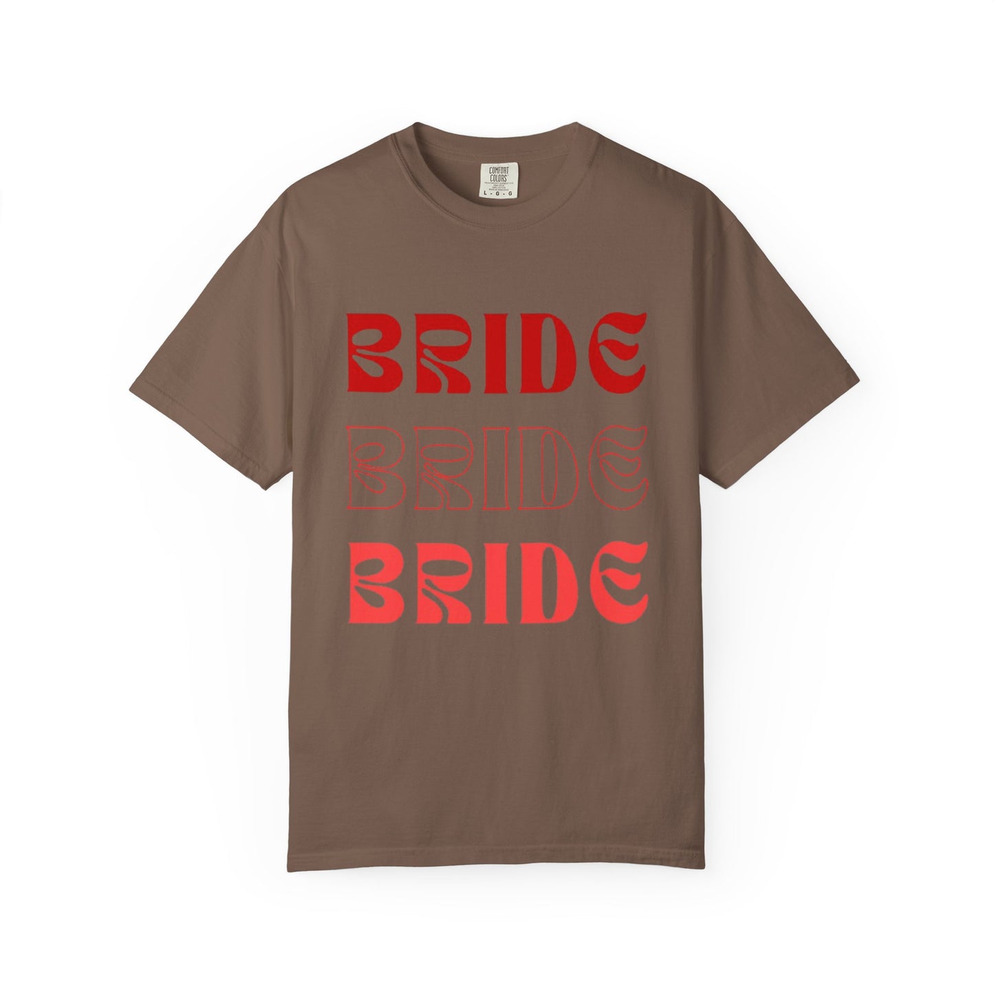 Bride Red Text Tshirt