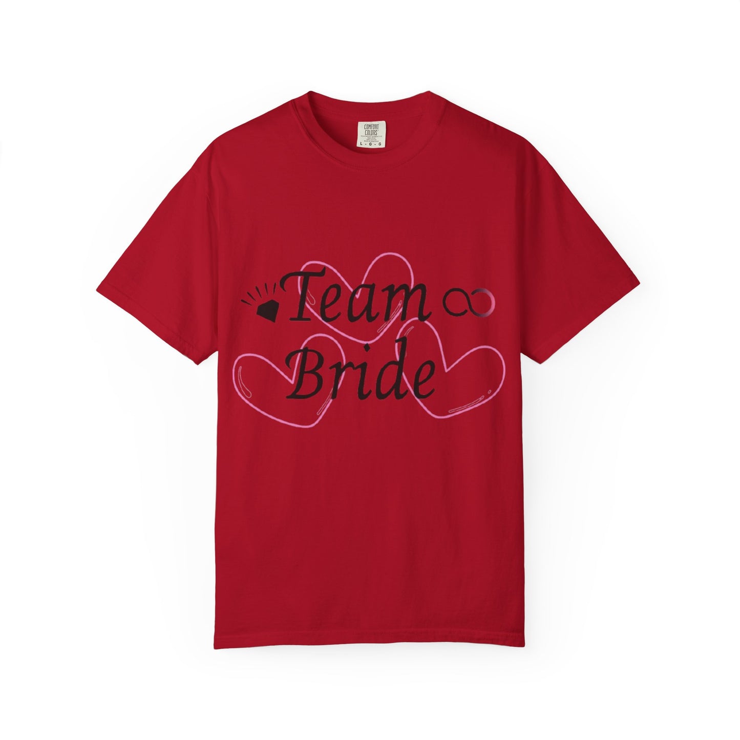 Team Bride to Be Black Text T-Shirt