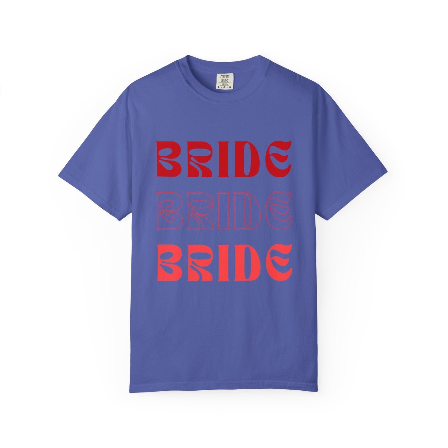 Bride Red Text Tshirt