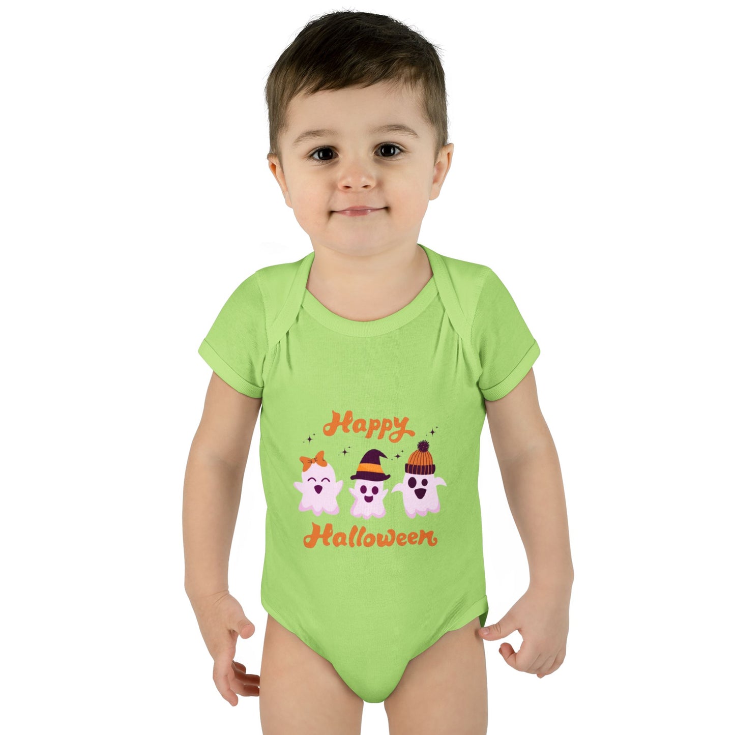Infant Bodysuit Happy Halloween Design