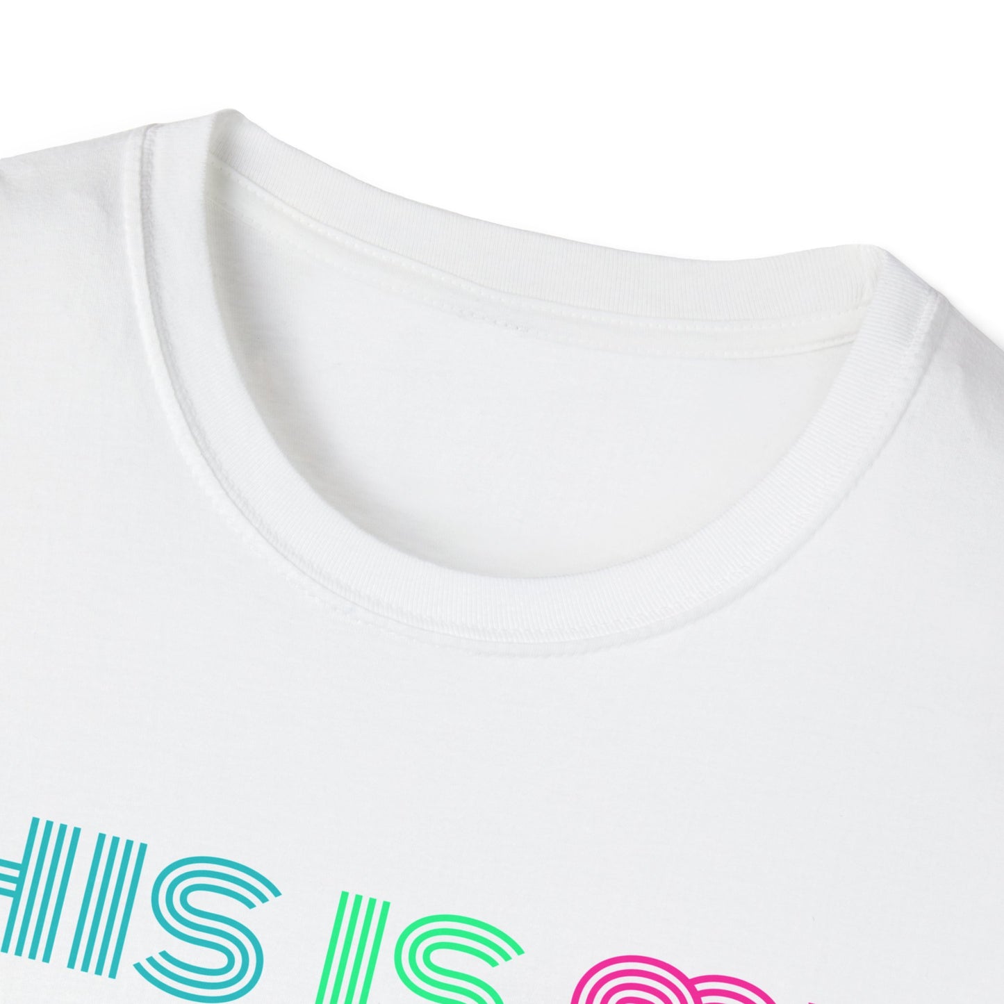 80's Retro Costume Unisex Softstyle T-Shirt
