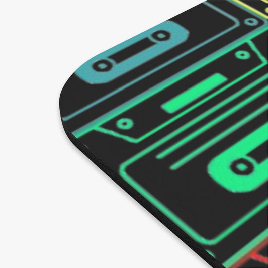 Vibrant Retro Cassette Mouse Pad