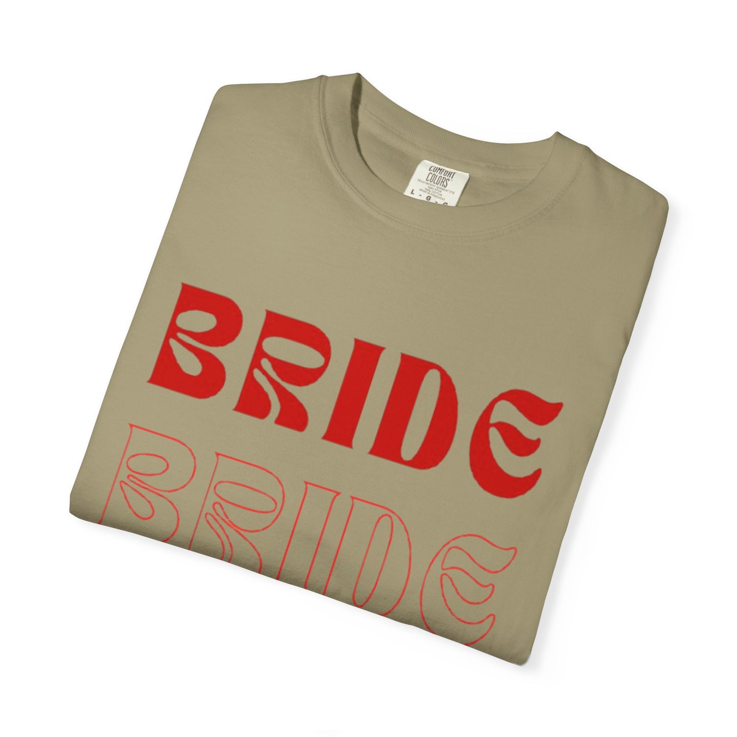 Bride Red Text Tshirt