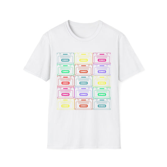 Retro Cassette Tape Unisex Softstyle T-Shirt