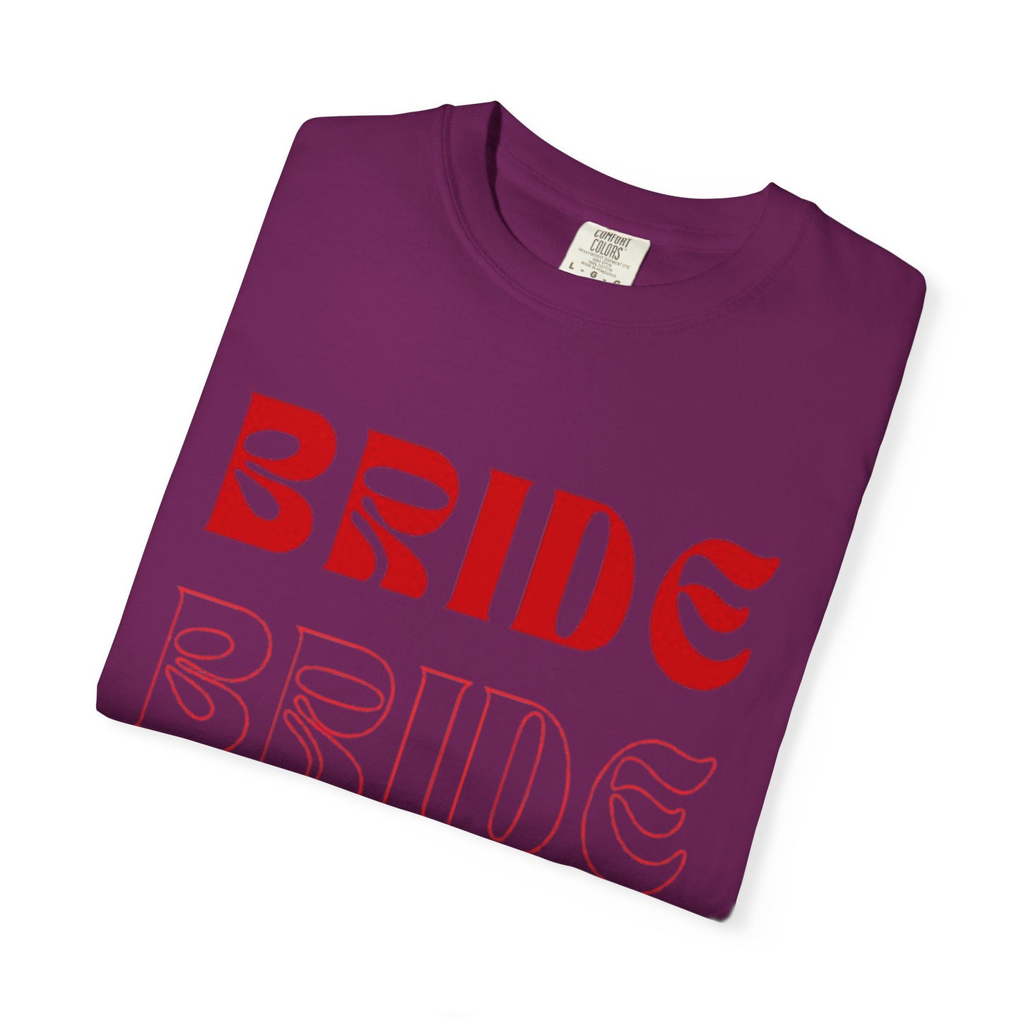 Bride Red Text Tshirt