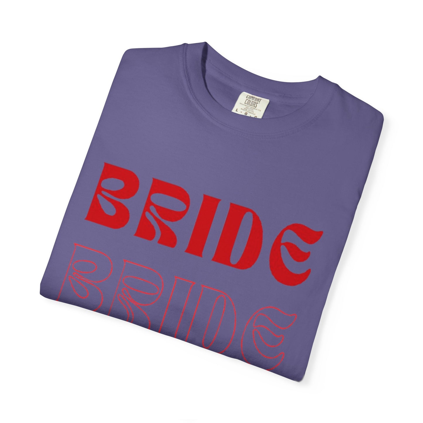 Bride Red Text Tshirt