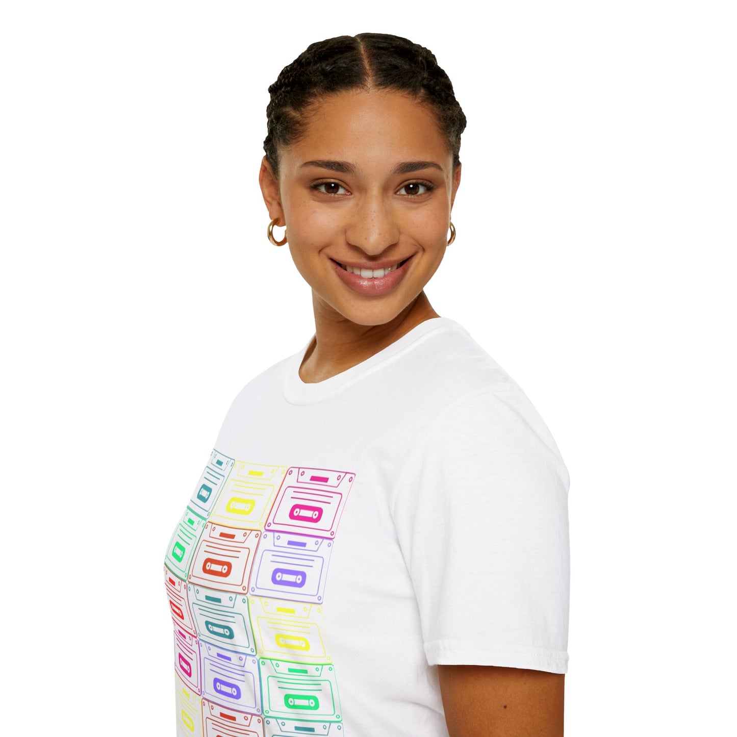 Retro Cassette Tape Unisex Softstyle T-Shirt