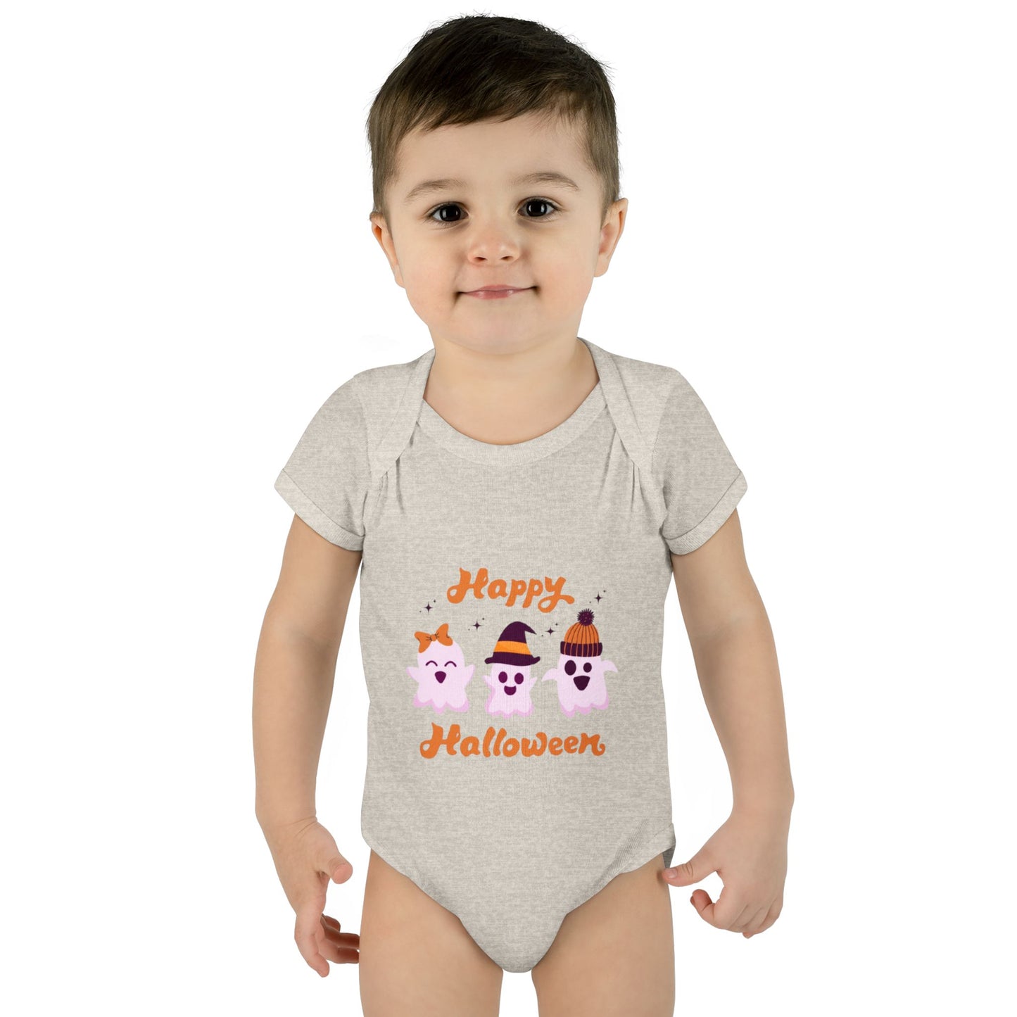 Infant Bodysuit Happy Halloween Design