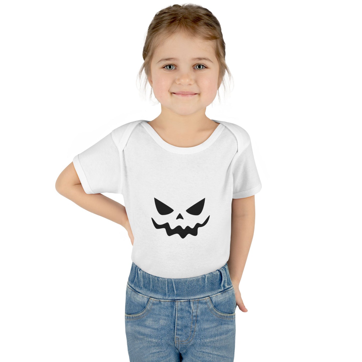 Halloween Graphic Infant Bodysuit (Black)