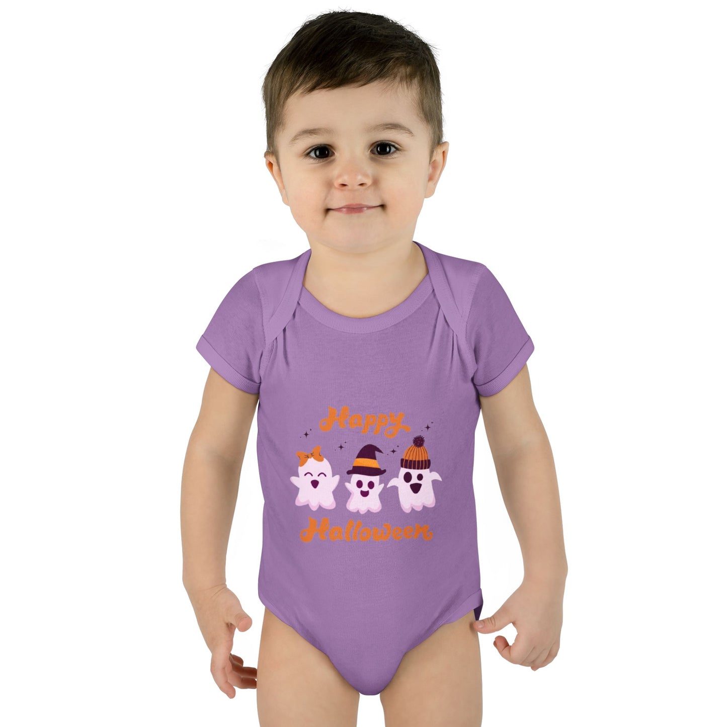Infant Bodysuit Happy Halloween Design