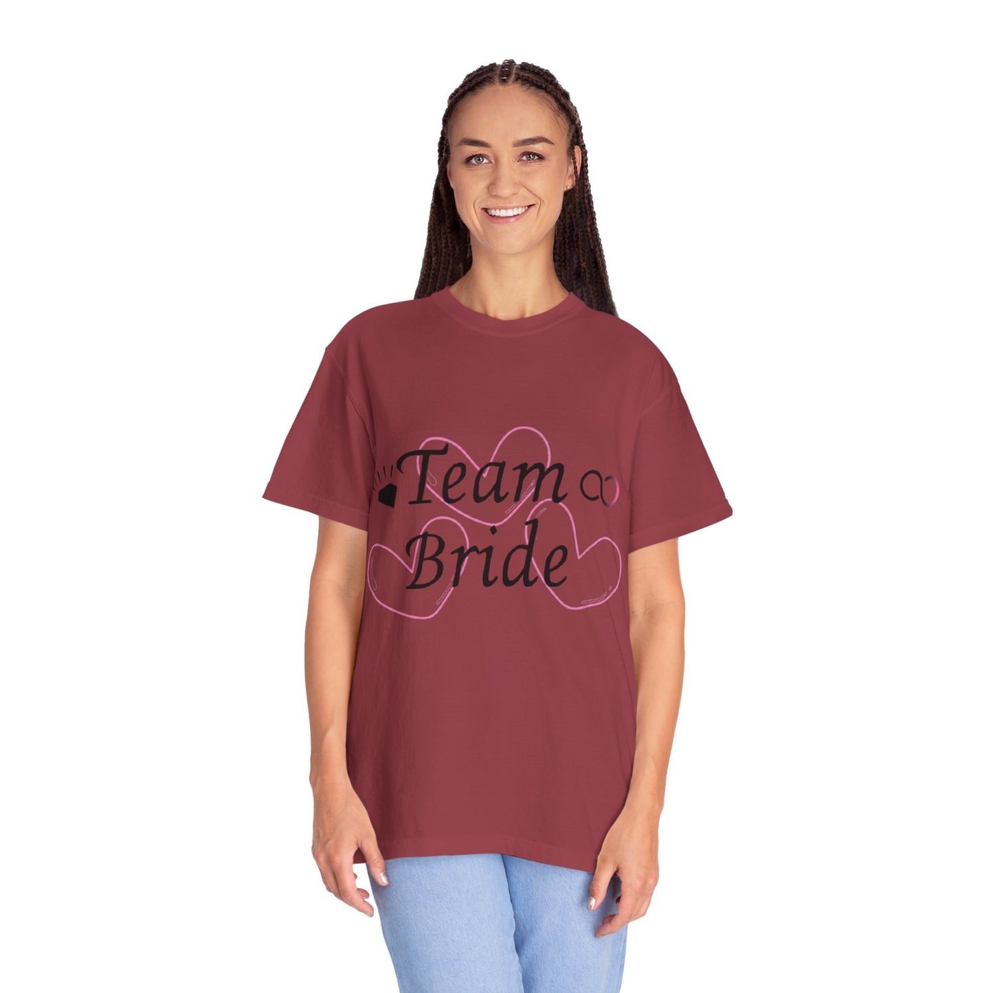 Team Bride to Be Black Text T-Shirt