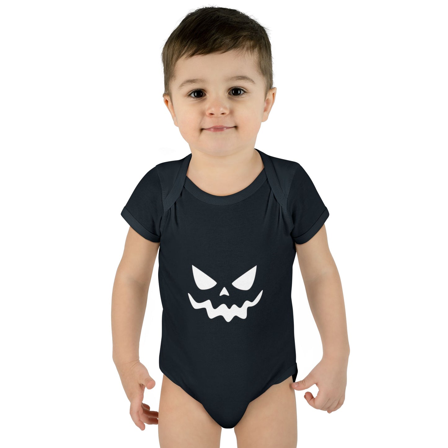 Halloween Graphic Infant Bodysuit (White)