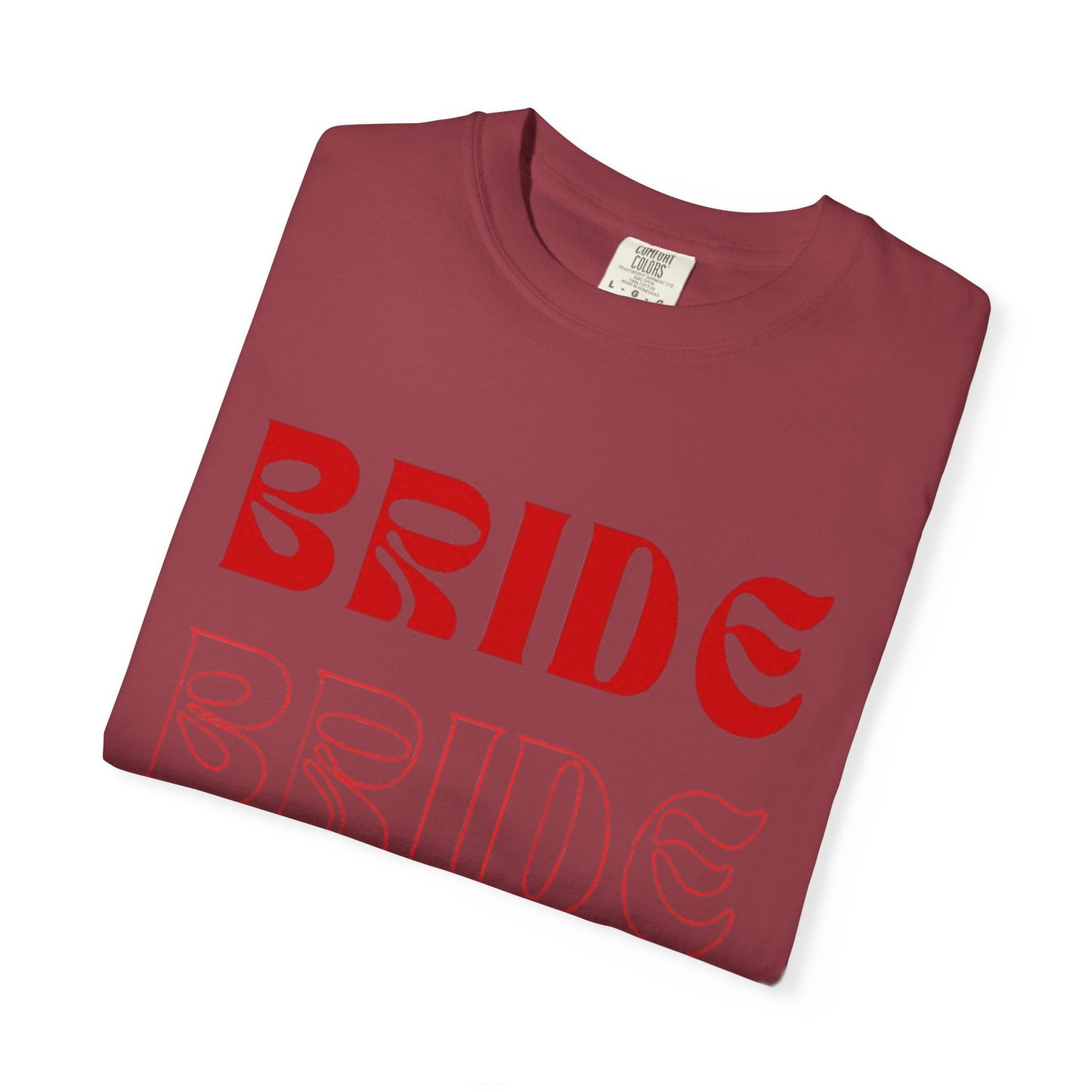 Bride Red Text Tshirt