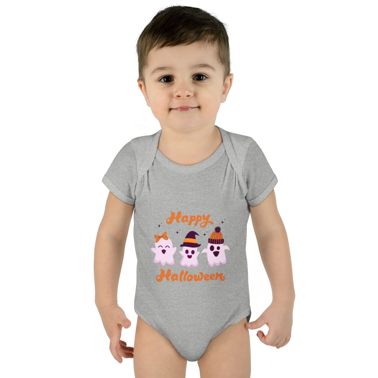 Infant Bodysuit Happy Halloween Design