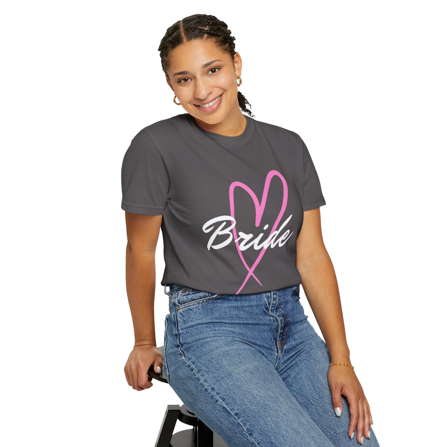 Cute Bride T-Shirt white text