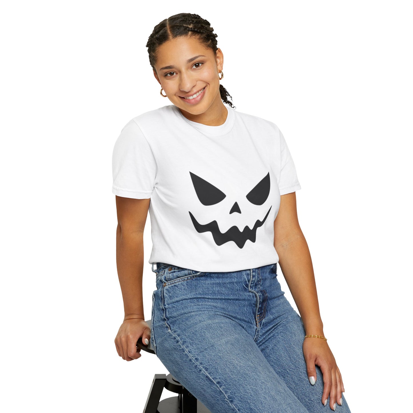 Spooky Halloween T-Shirt, Unisex Garment-Dyed Tee