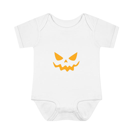 Halloween Graphic Infant Bodysuit (Orange)