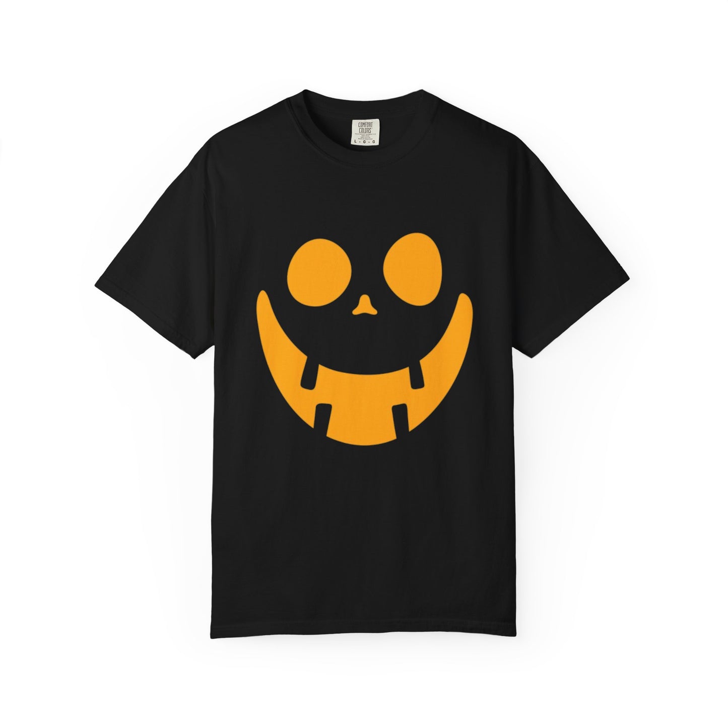 Smiley Face Halloween T-Shirt (Orange)