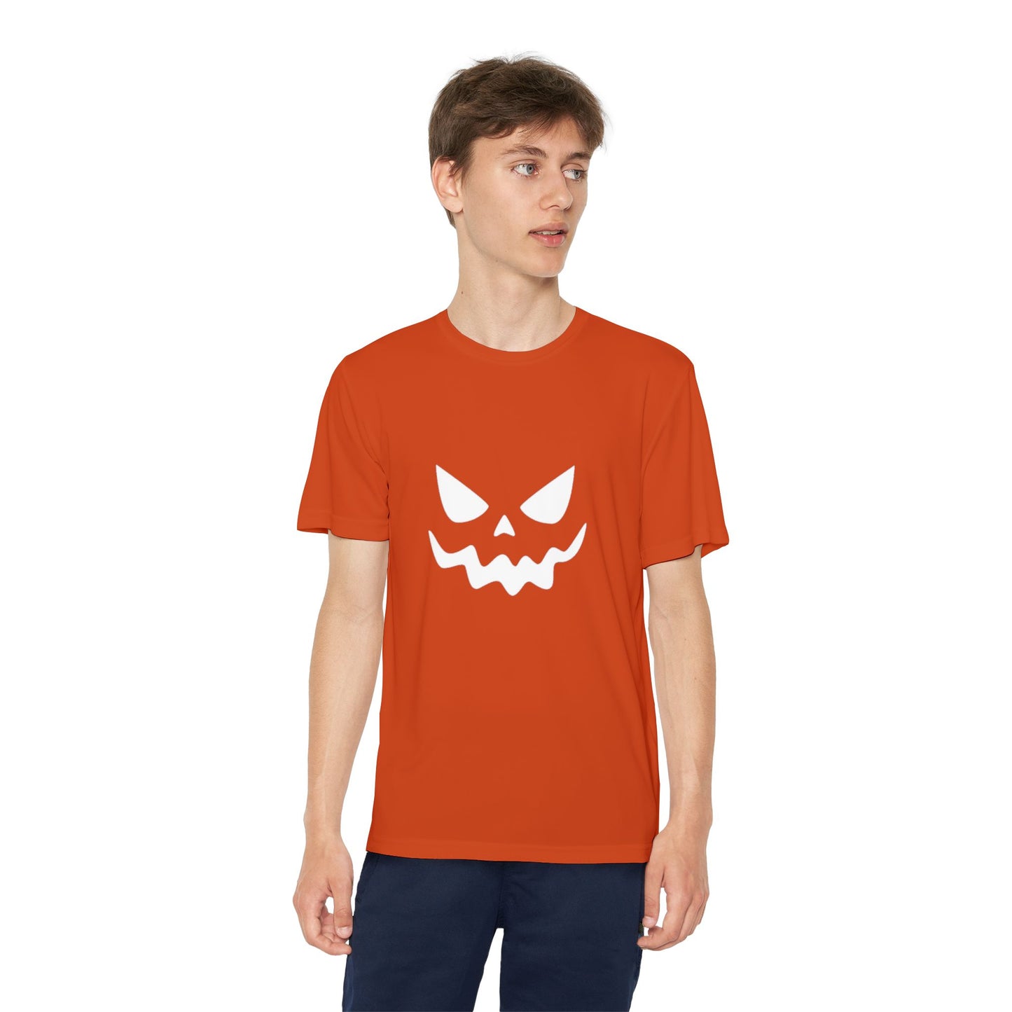 Youth Halloween Skull Tee (White)