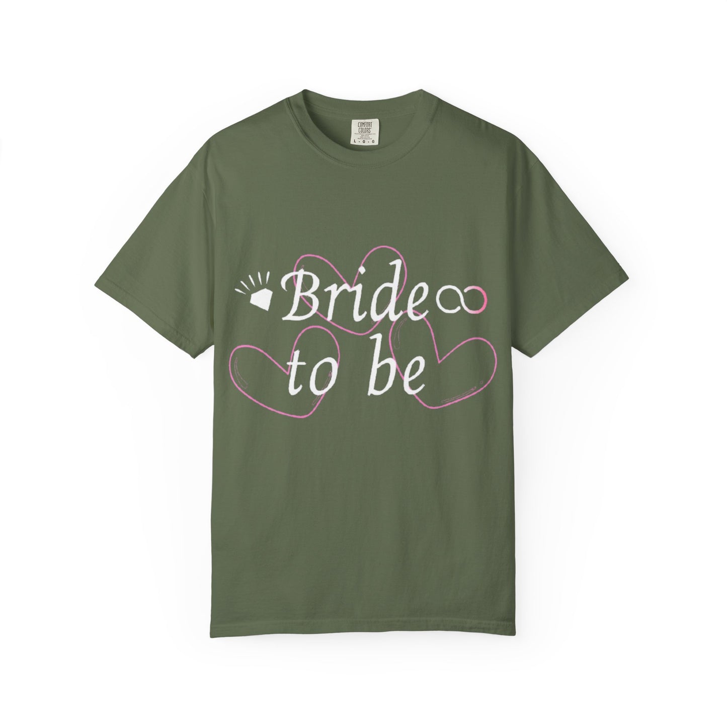 Bride To Be White Text Tshirt